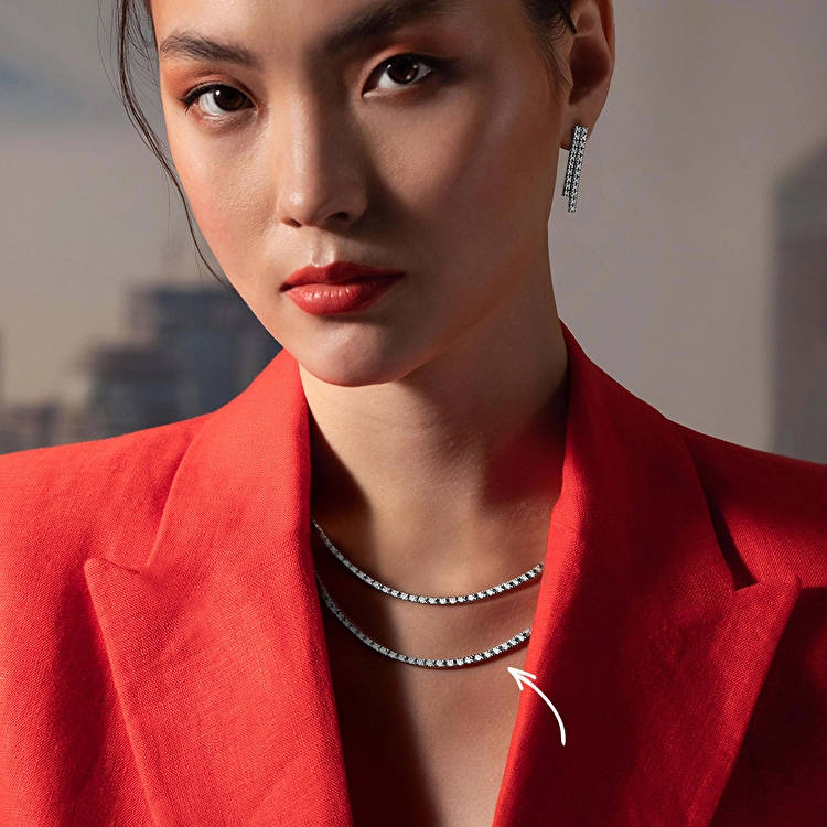 Diamond Tennis Necklace