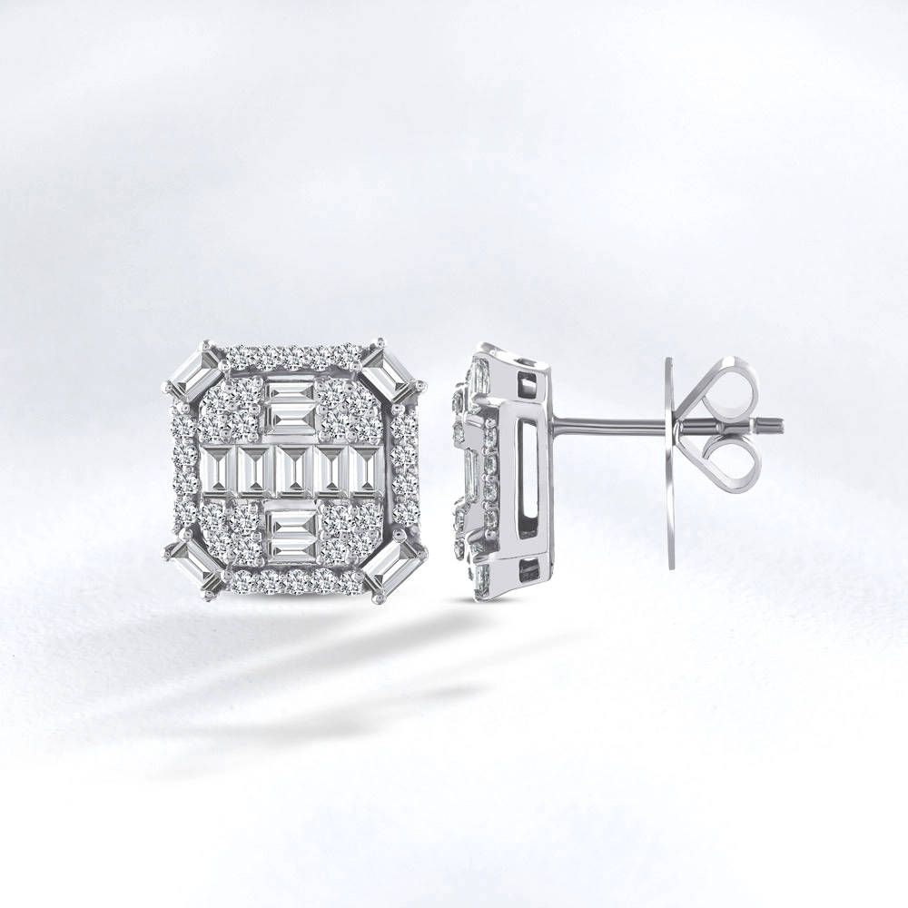 Design Diamond Earrings
