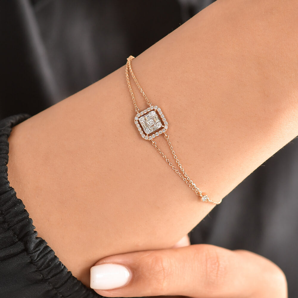 Baguette Diamond Bracelet