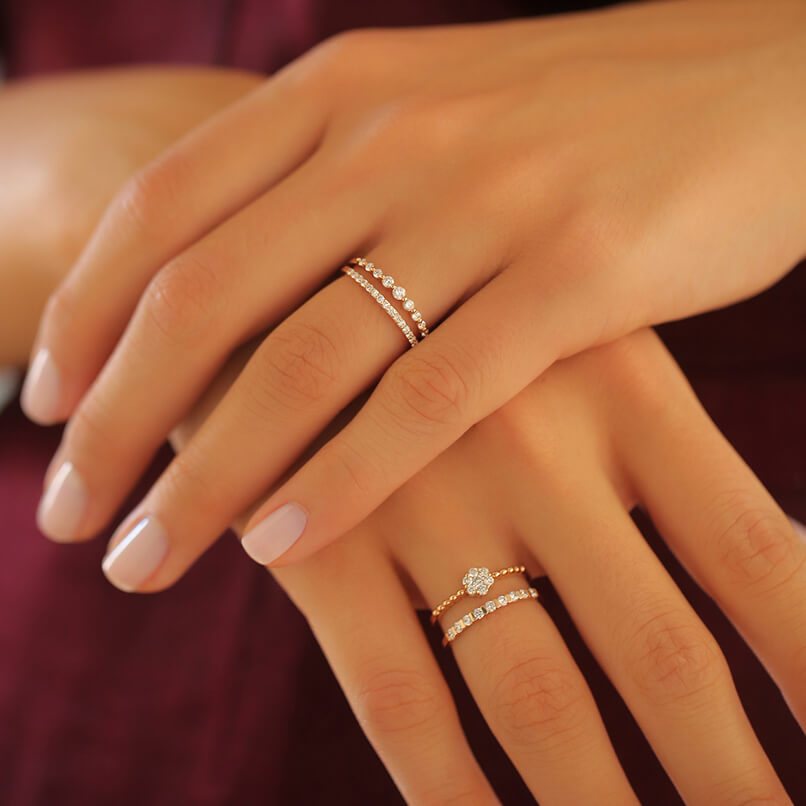 Duet Diamond Ring
