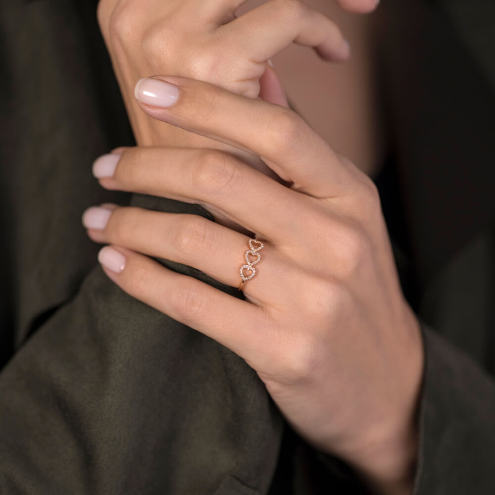 Heart Diamond Ring