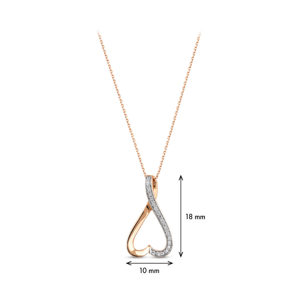 Heart Diamond Necklace