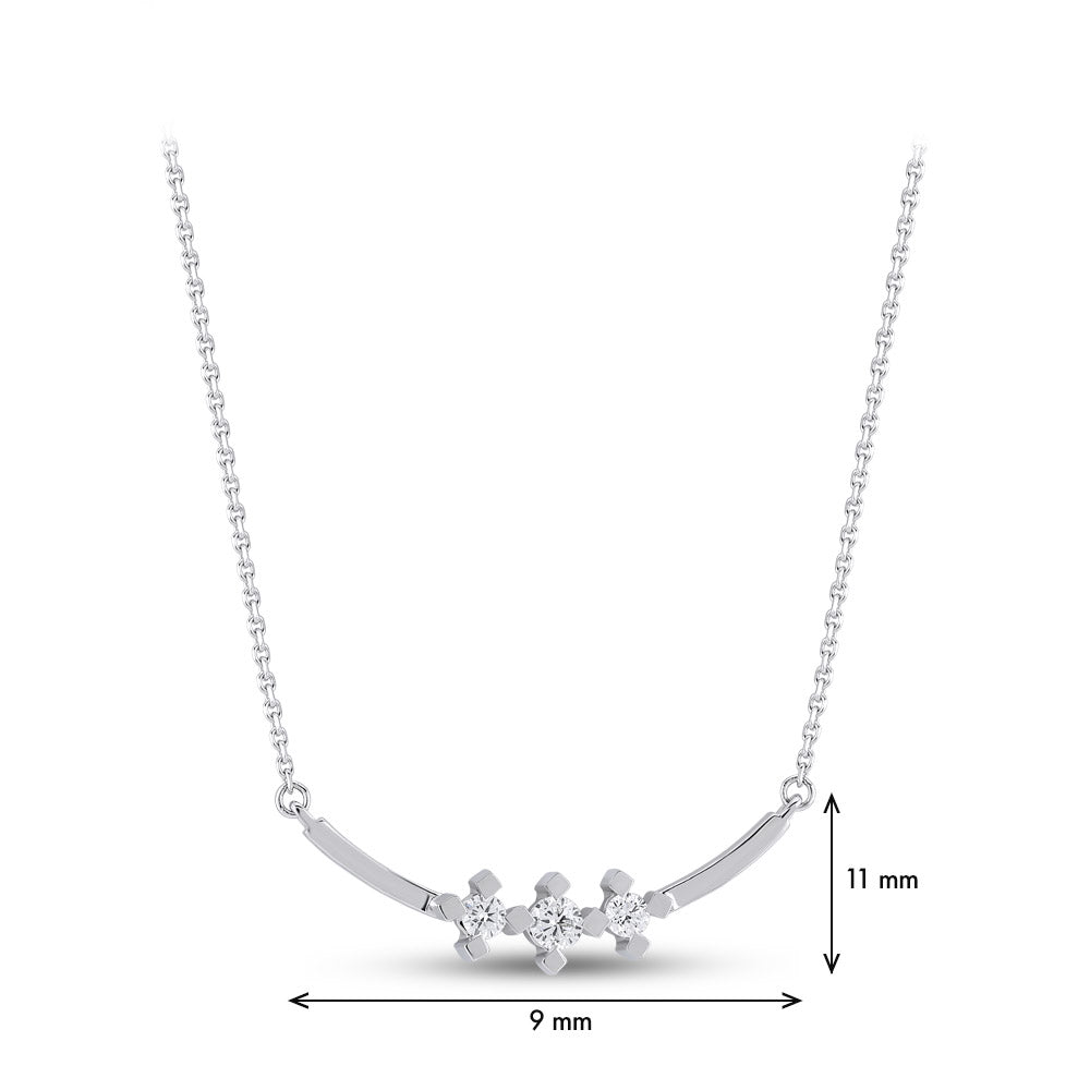 Tria Diamond Necklace