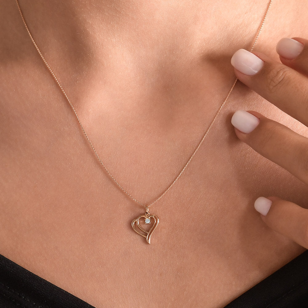 Heart Diamond Necklace