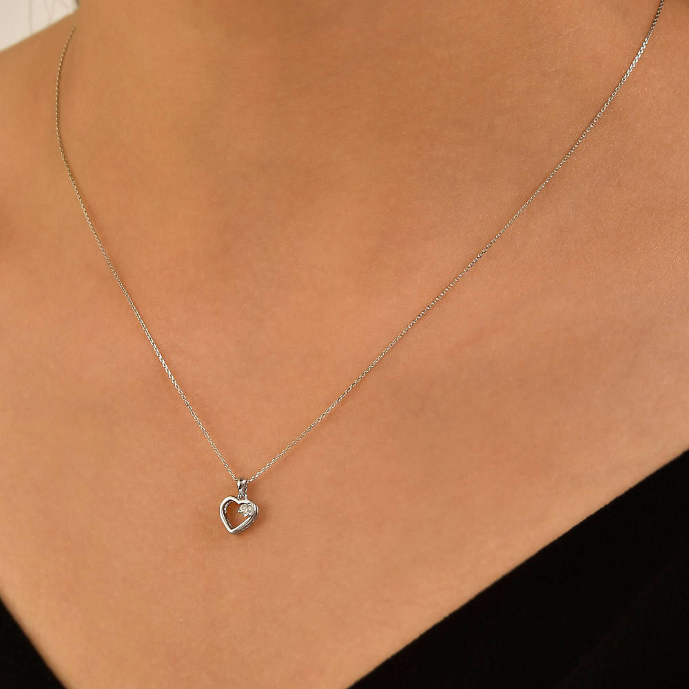 Heart Pendant with Chain