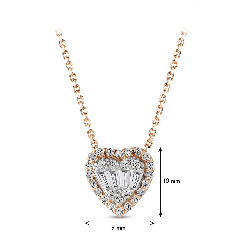 Heart Diamond Necklace