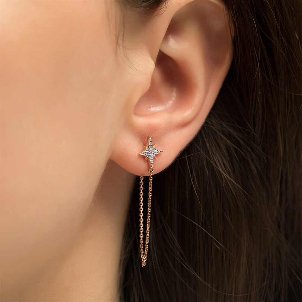 Design Diamond Earrings