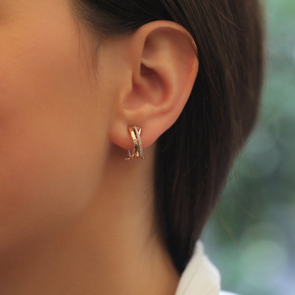 Design Diamond Earrings