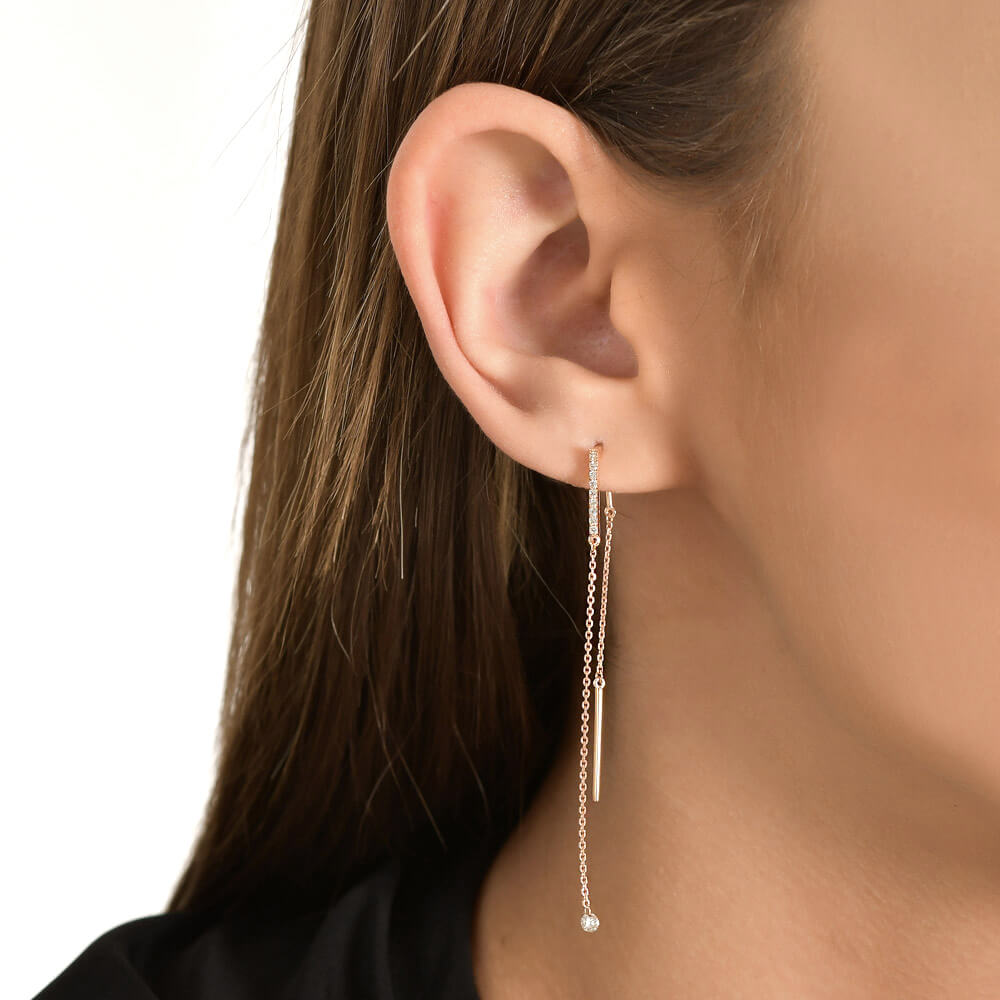Design Diamond Earrings