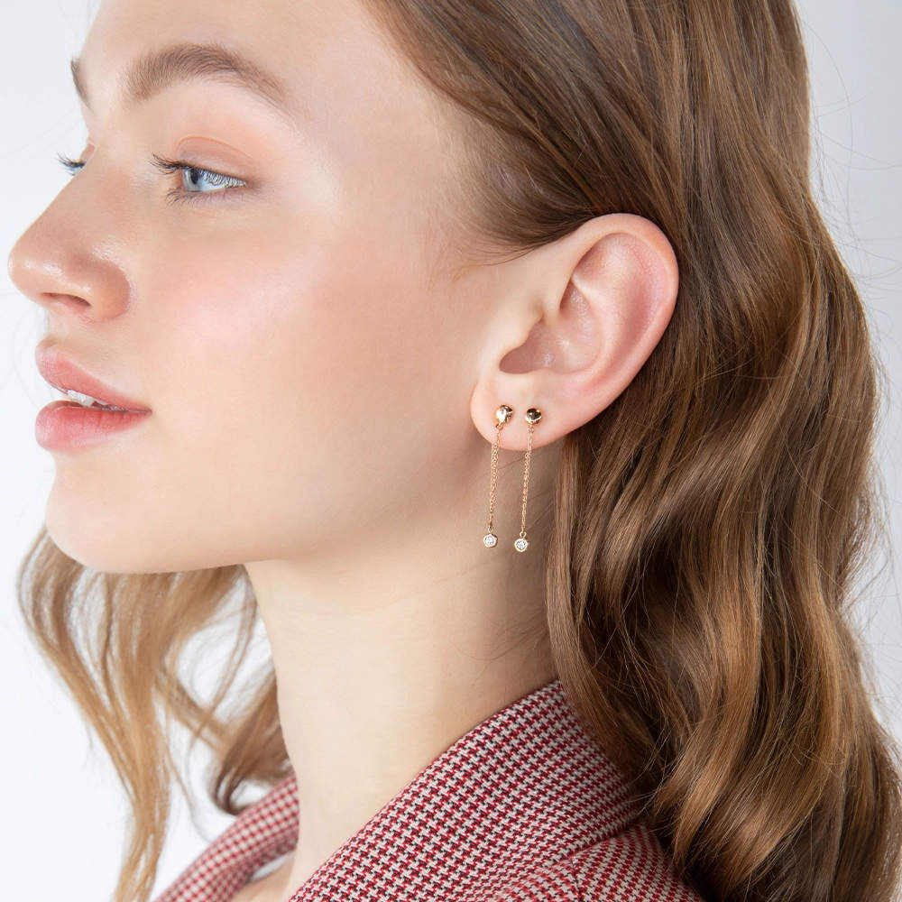 Design Diamond Earrings