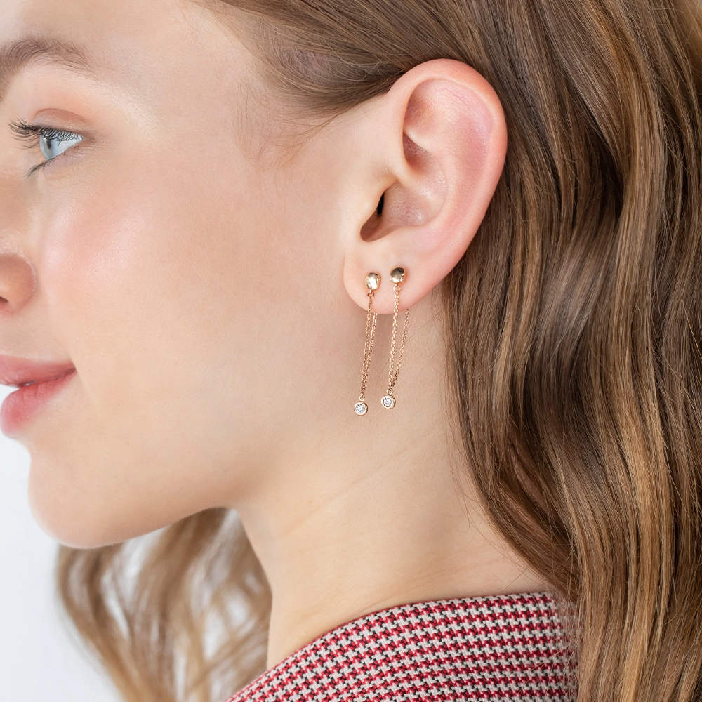 Design Diamond Earrings