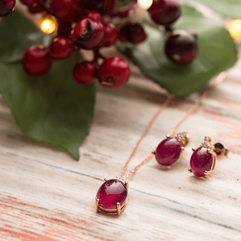 Ruby Earrings