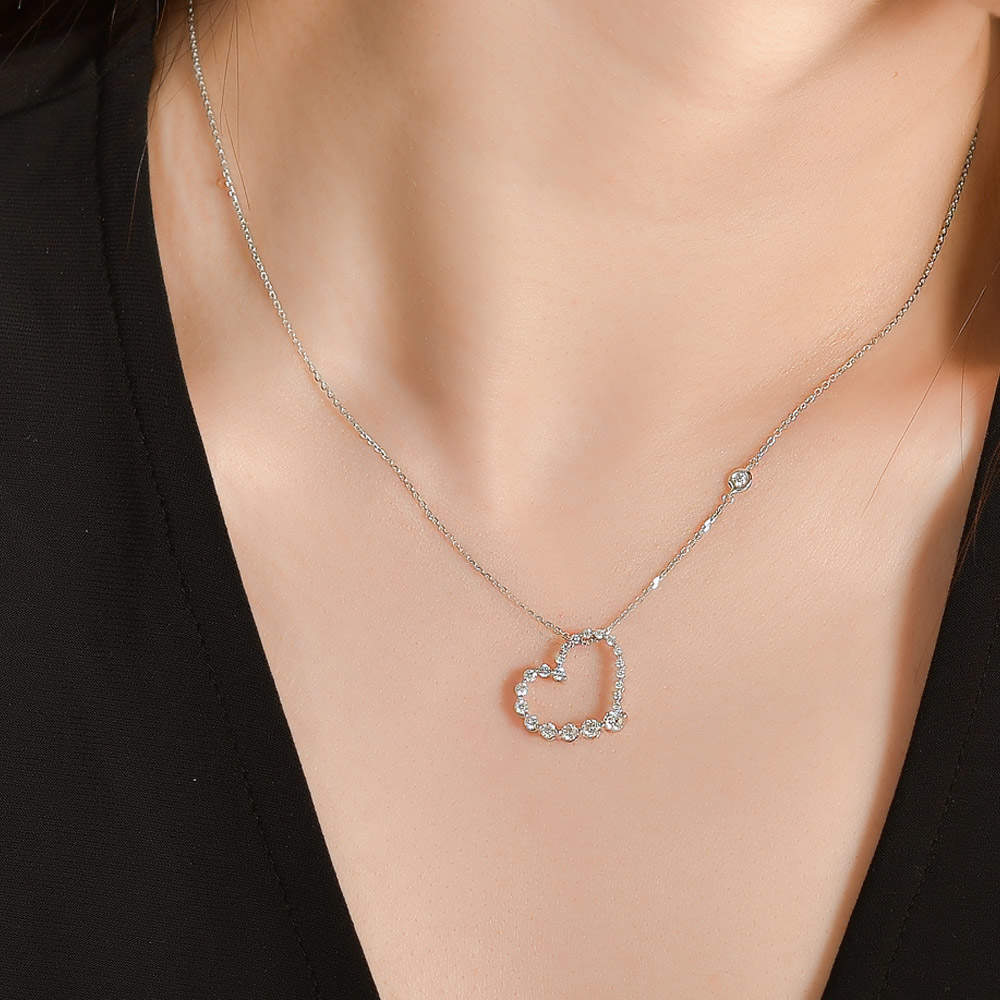 Heart Diamond Necklace