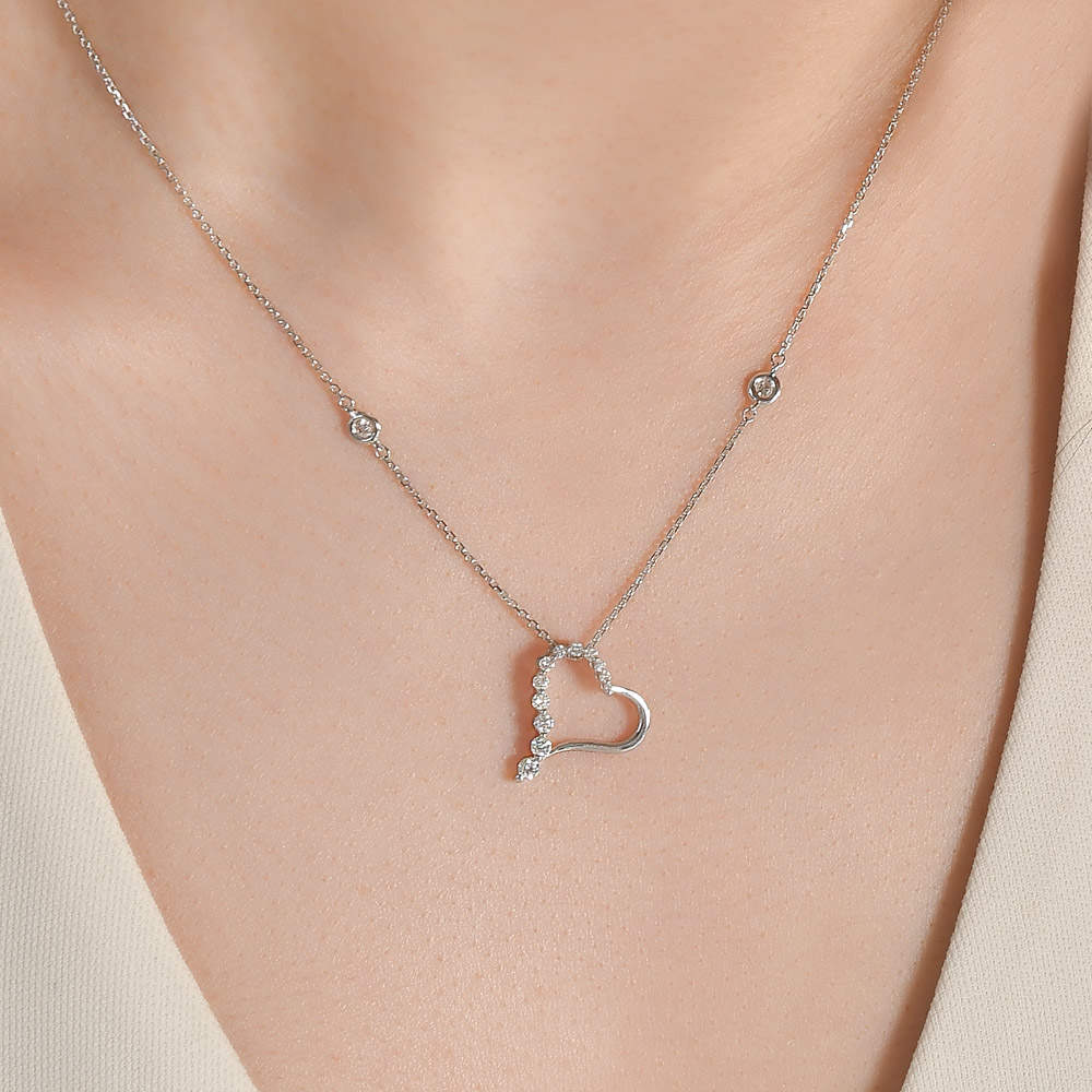 Heart Diamond Necklace