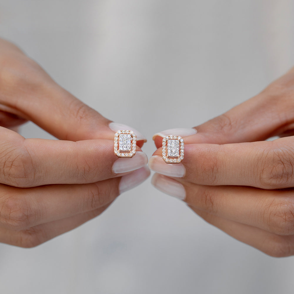 Design Diamond Earrings