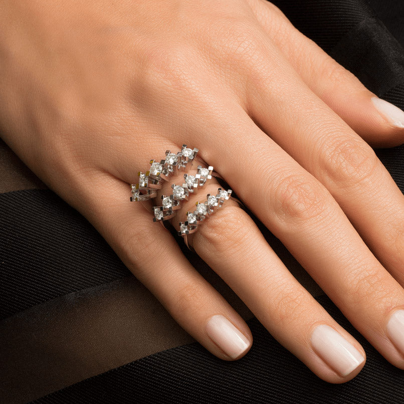 Five Stone Diamond Ring