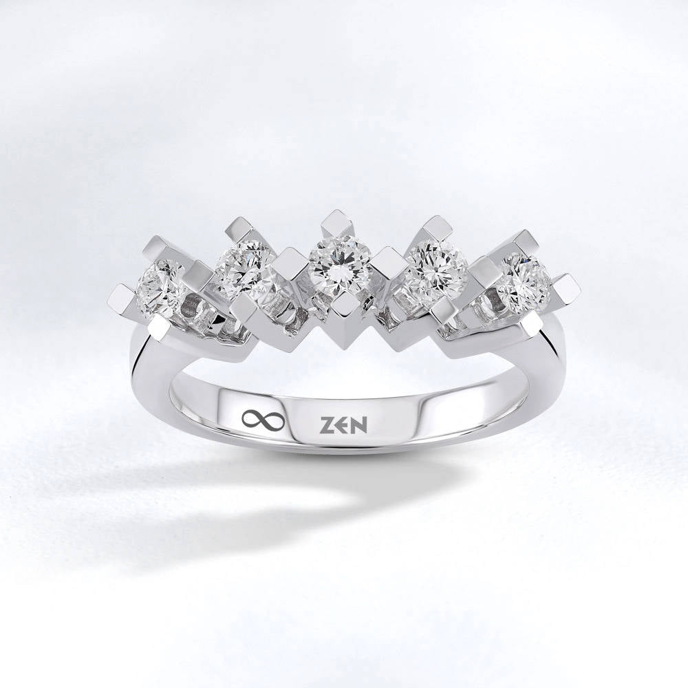Five Stone Diamond Ring