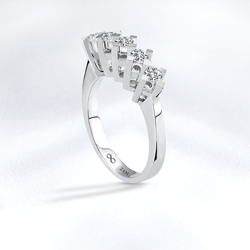 Five Stone Diamond Ring