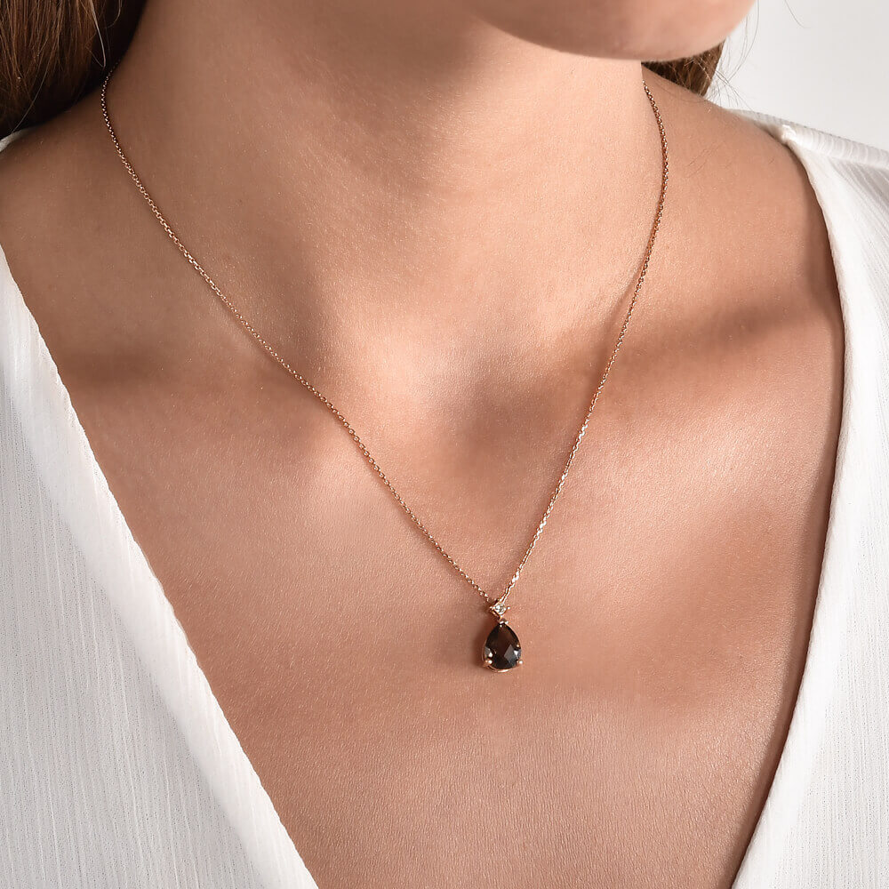 Smoky Quartz Necklace