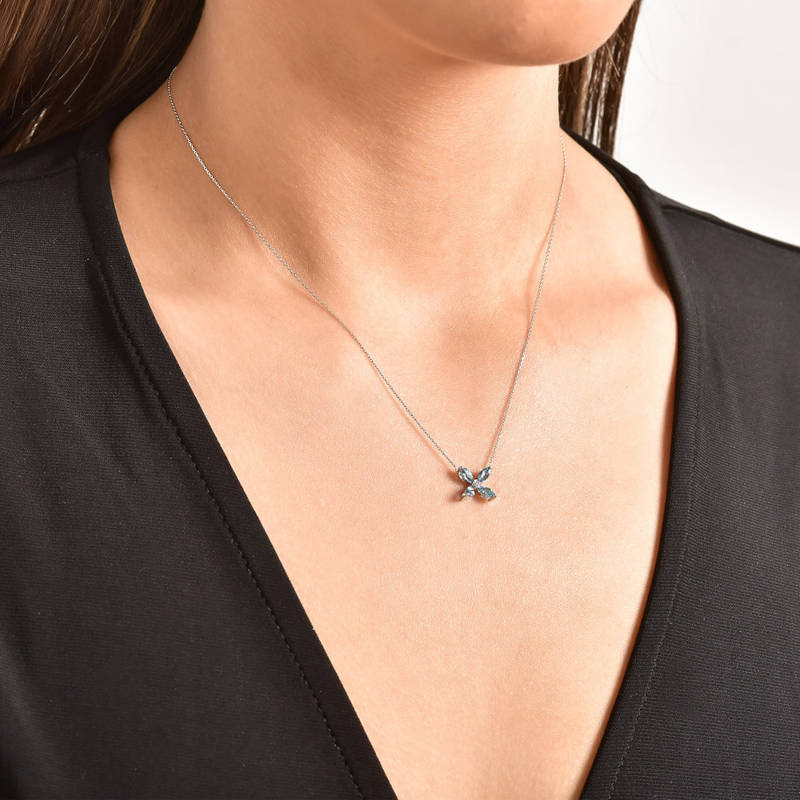 Blue Topaz Necklace