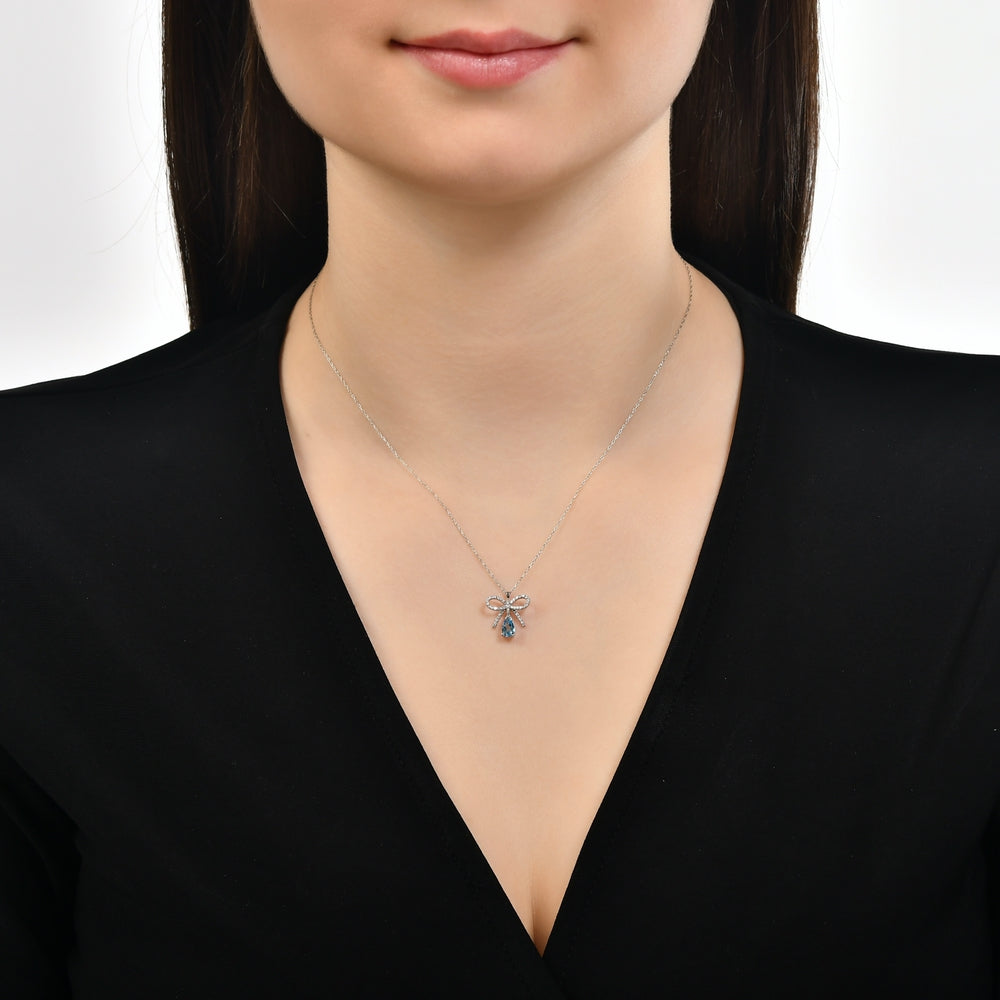 Blue Topaz Necklace