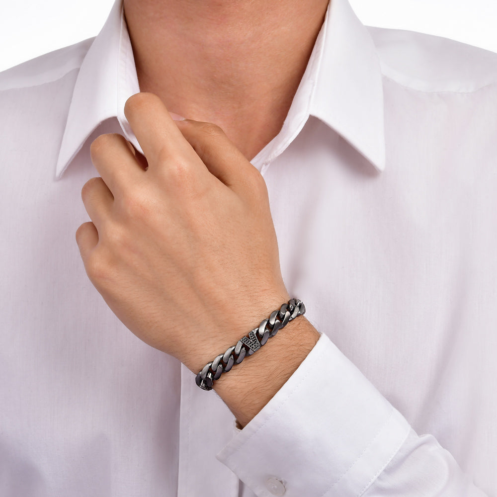 Diamond Initial Bracelet V