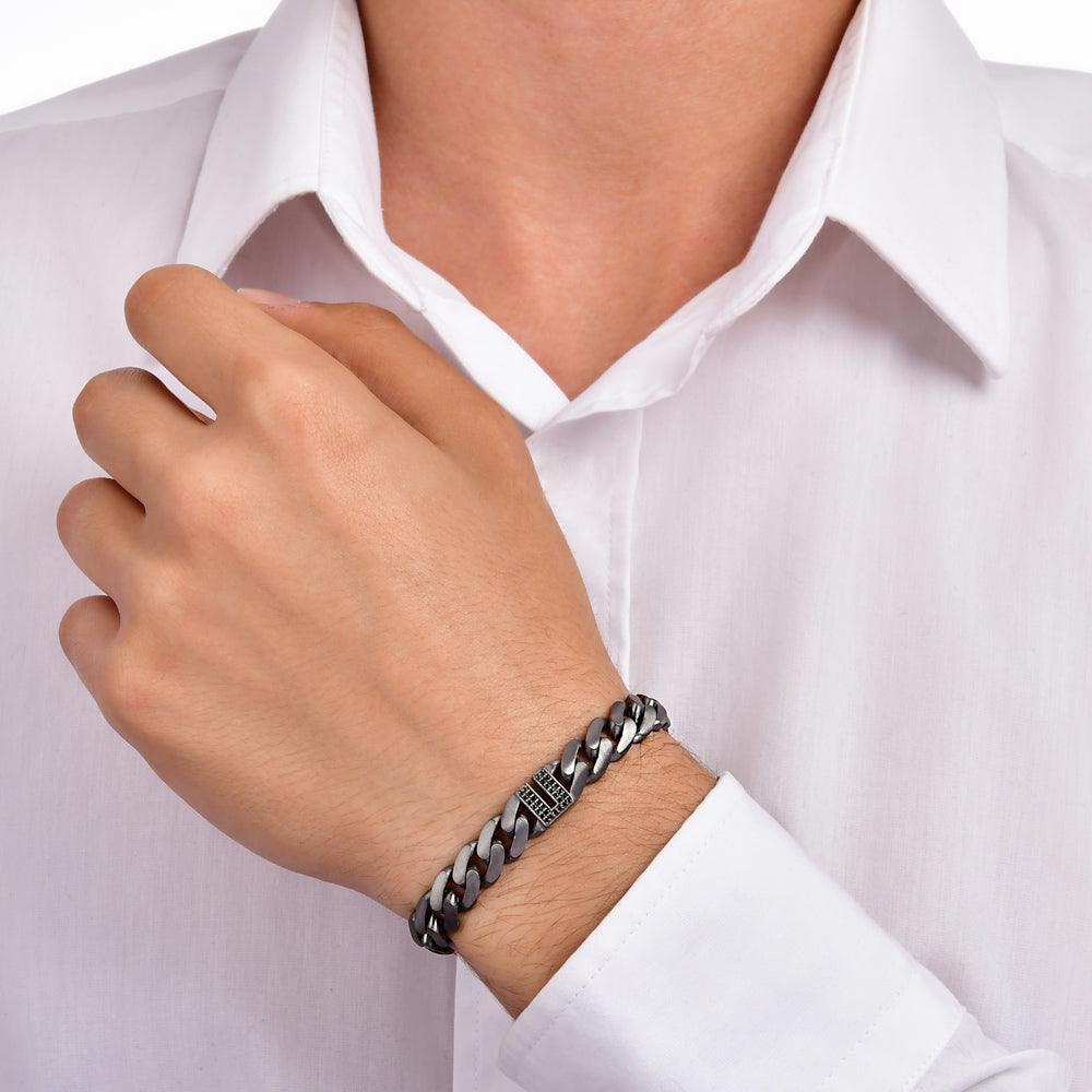 Diamond Initial Bracelet U