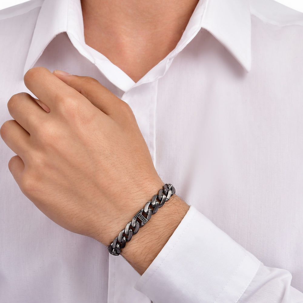 Diamond Initial Bracelet T