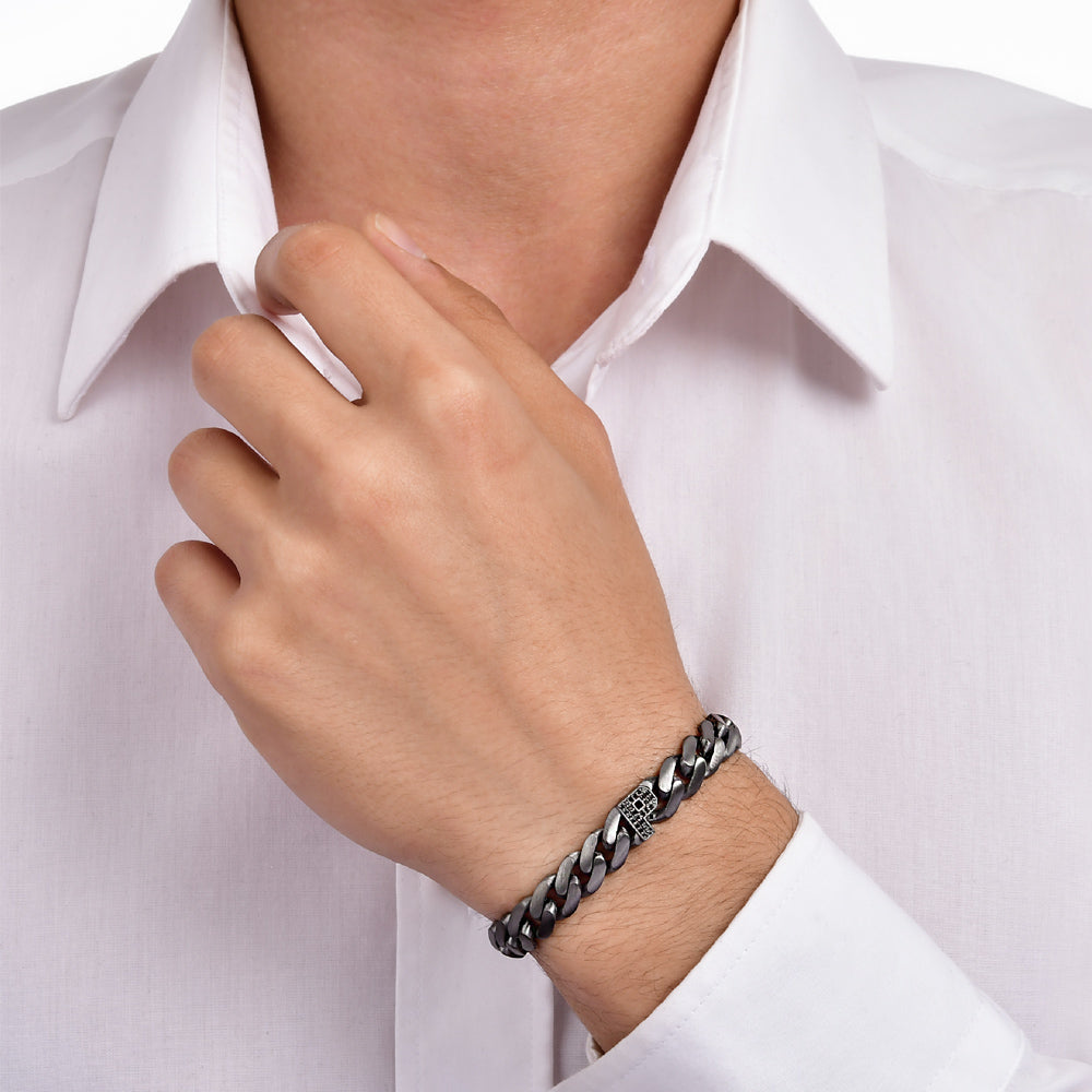 Diamond Initial Bracelet P