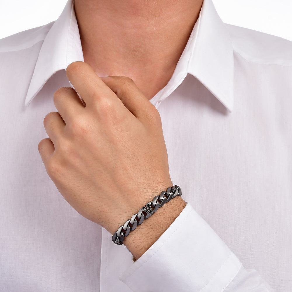 Diamond Initial Bracelet Y