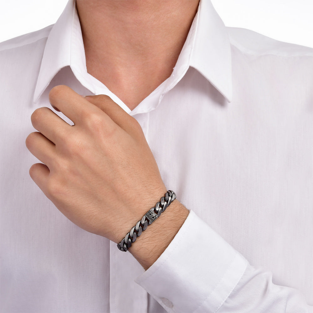 Diamond Initial Bracelet B