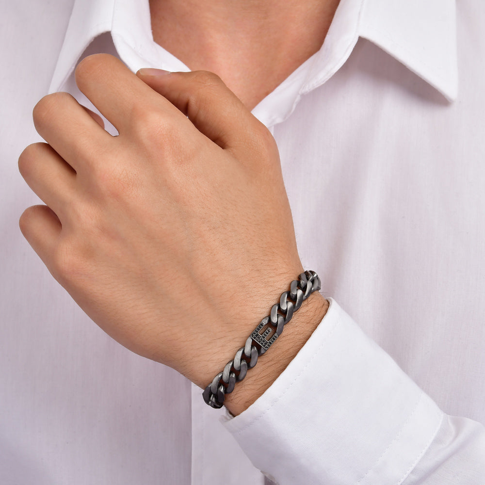 Diamond Initial Bracelet E