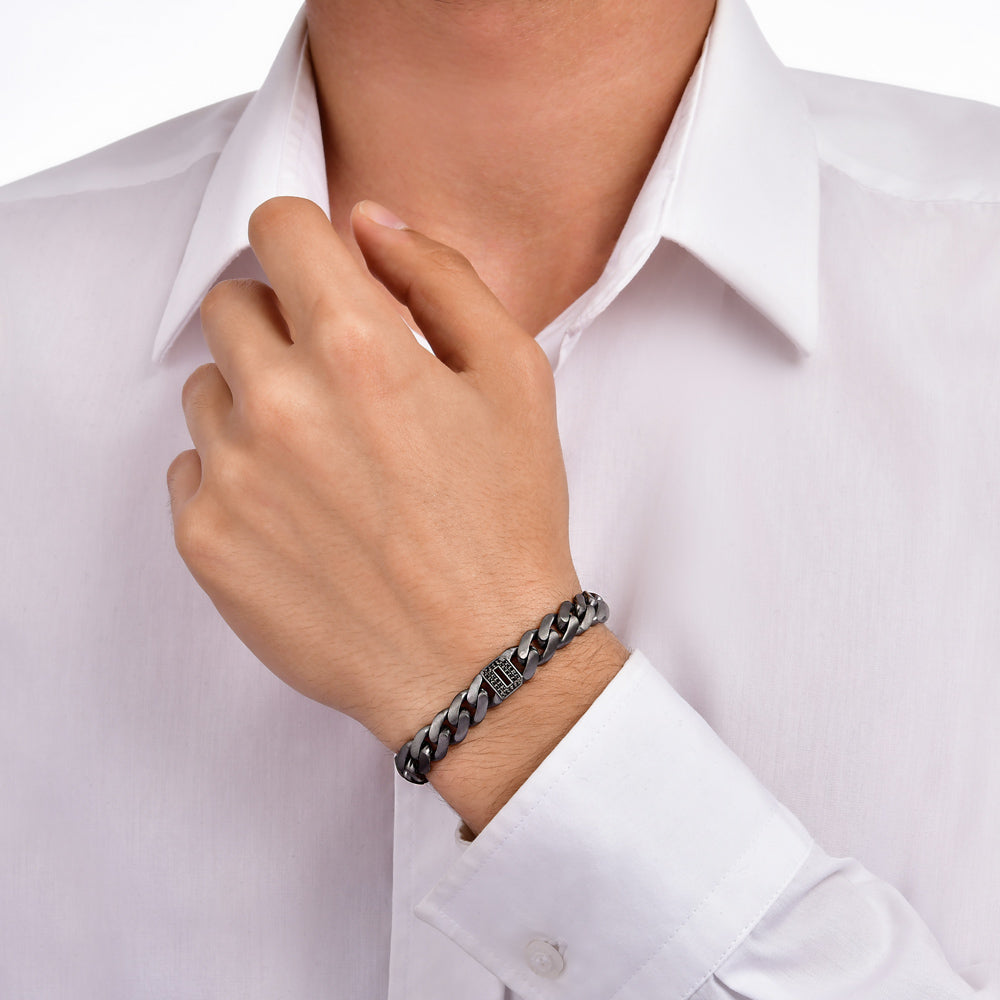 Diamond Initial Bracelet D