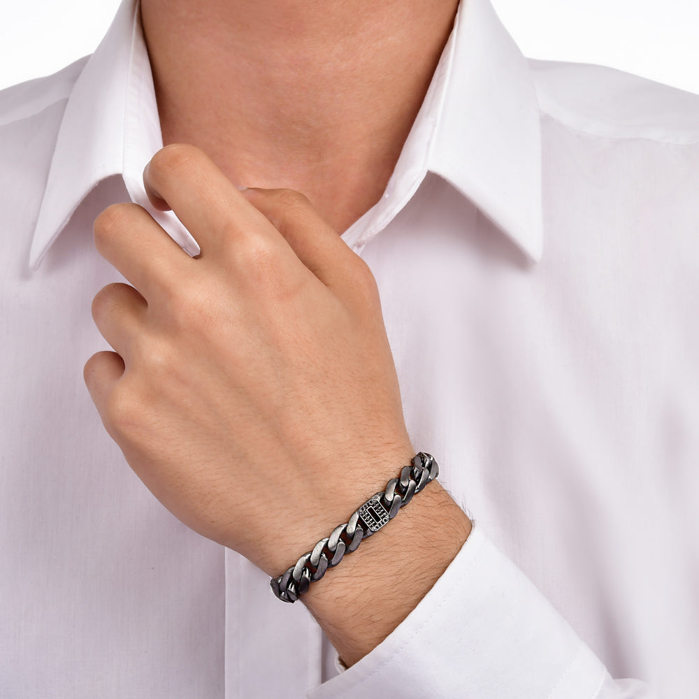 Diamond Initial Bracelet O