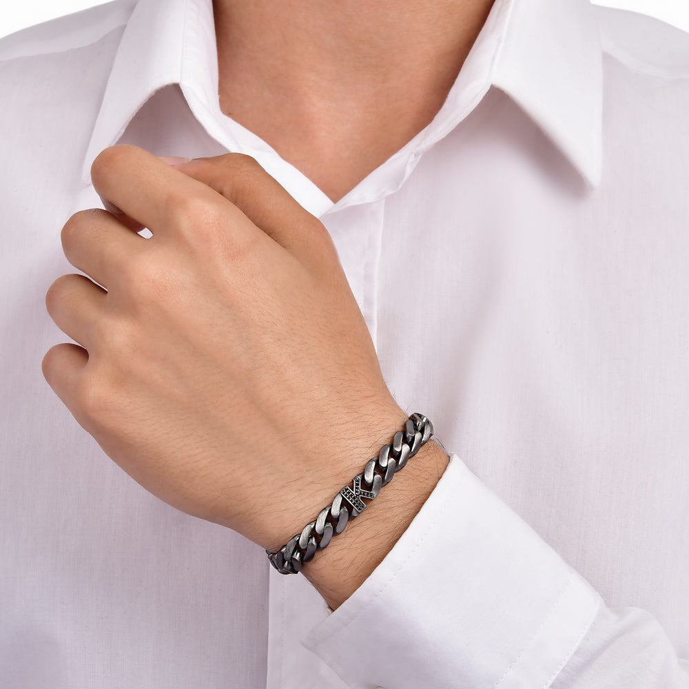 Diamond Initial Bracelet K