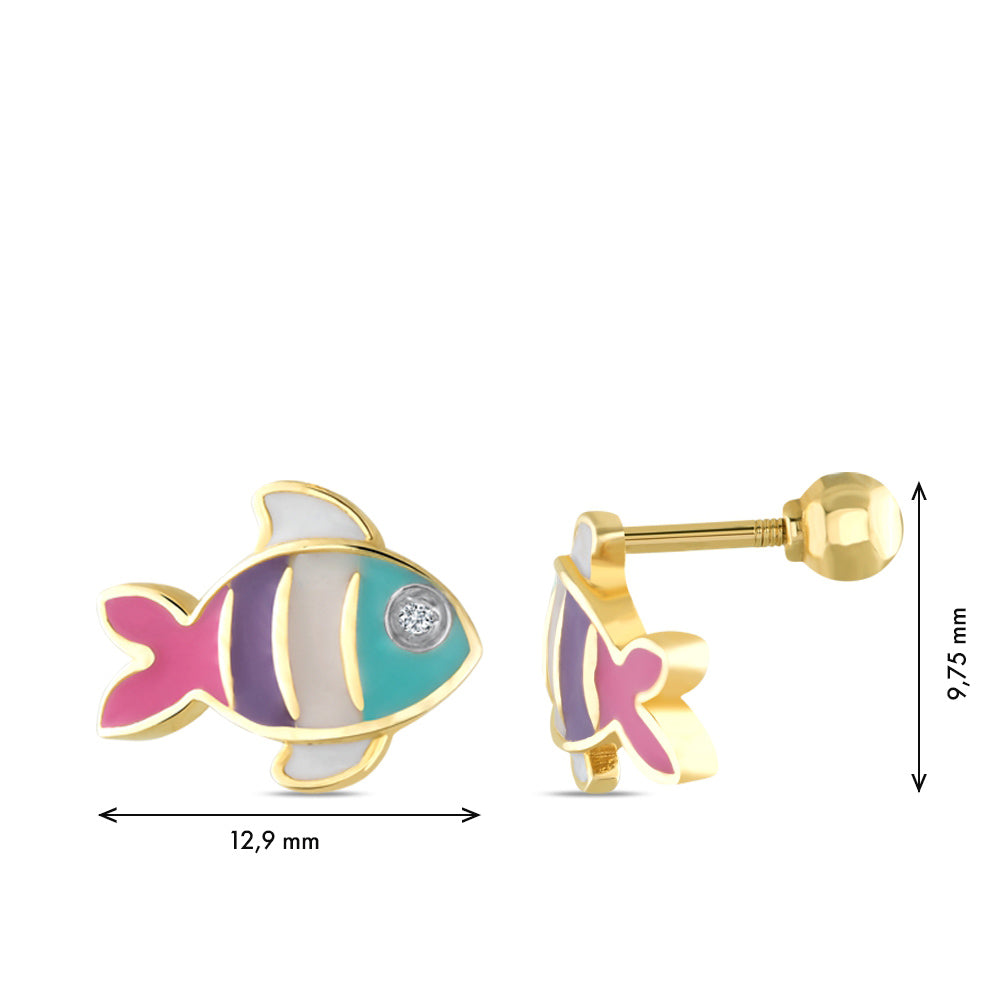 Kids Diamond Earrings