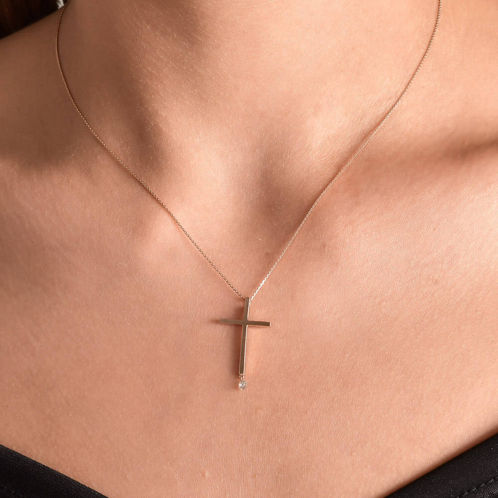 Cross Diamond Pendant