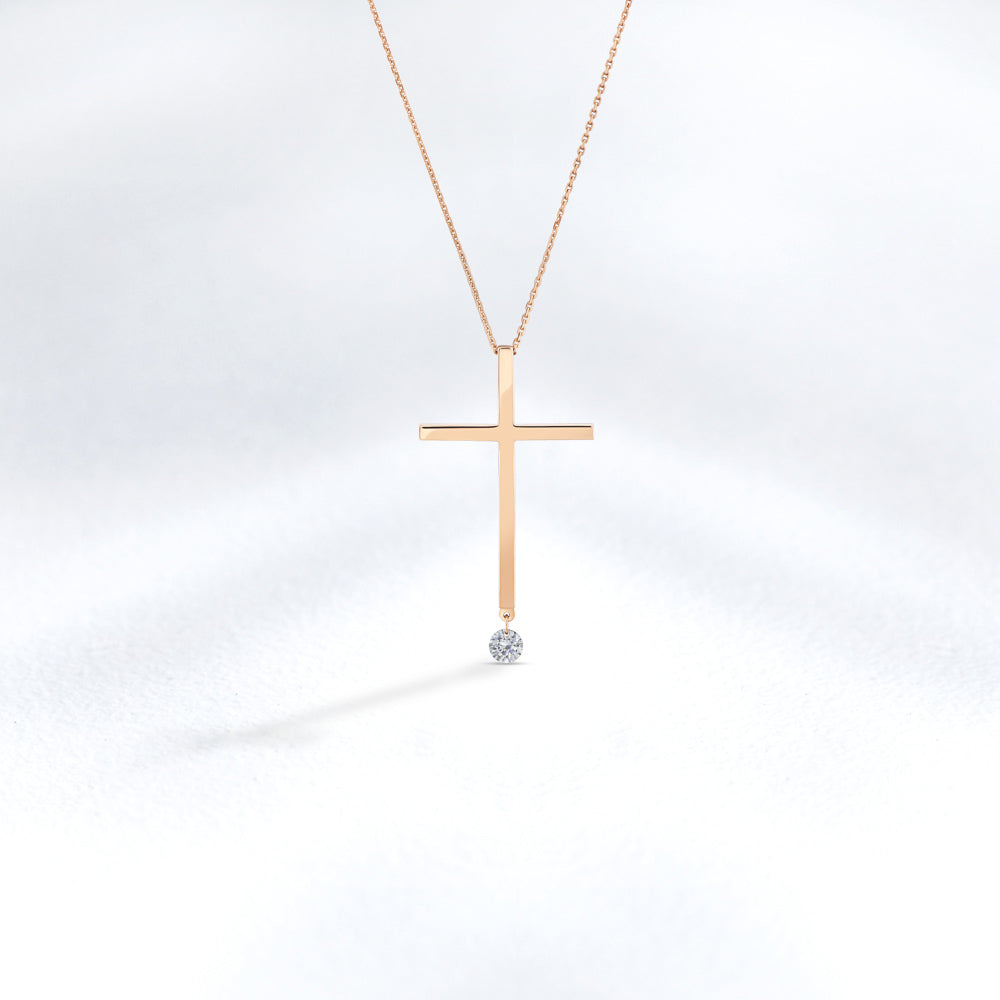 Cross Diamond Pendant
