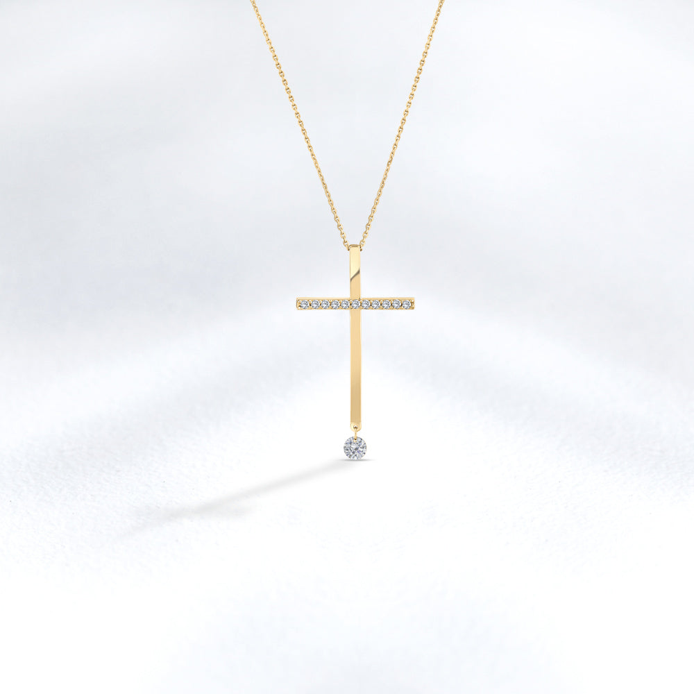 Cross Diamond Pendant