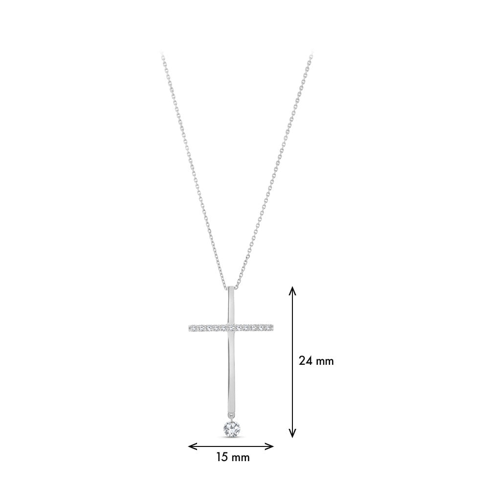 Cross Diamond Pendant
