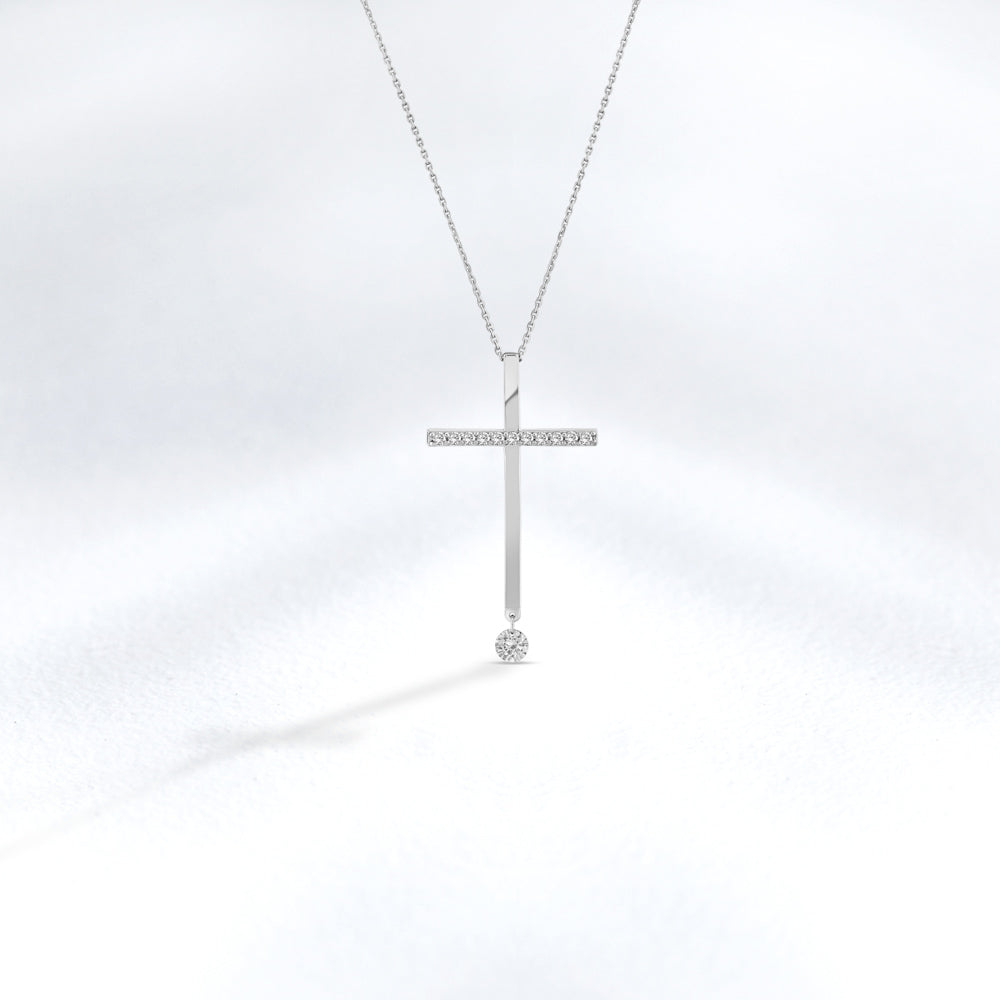Cross Diamond Pendant
