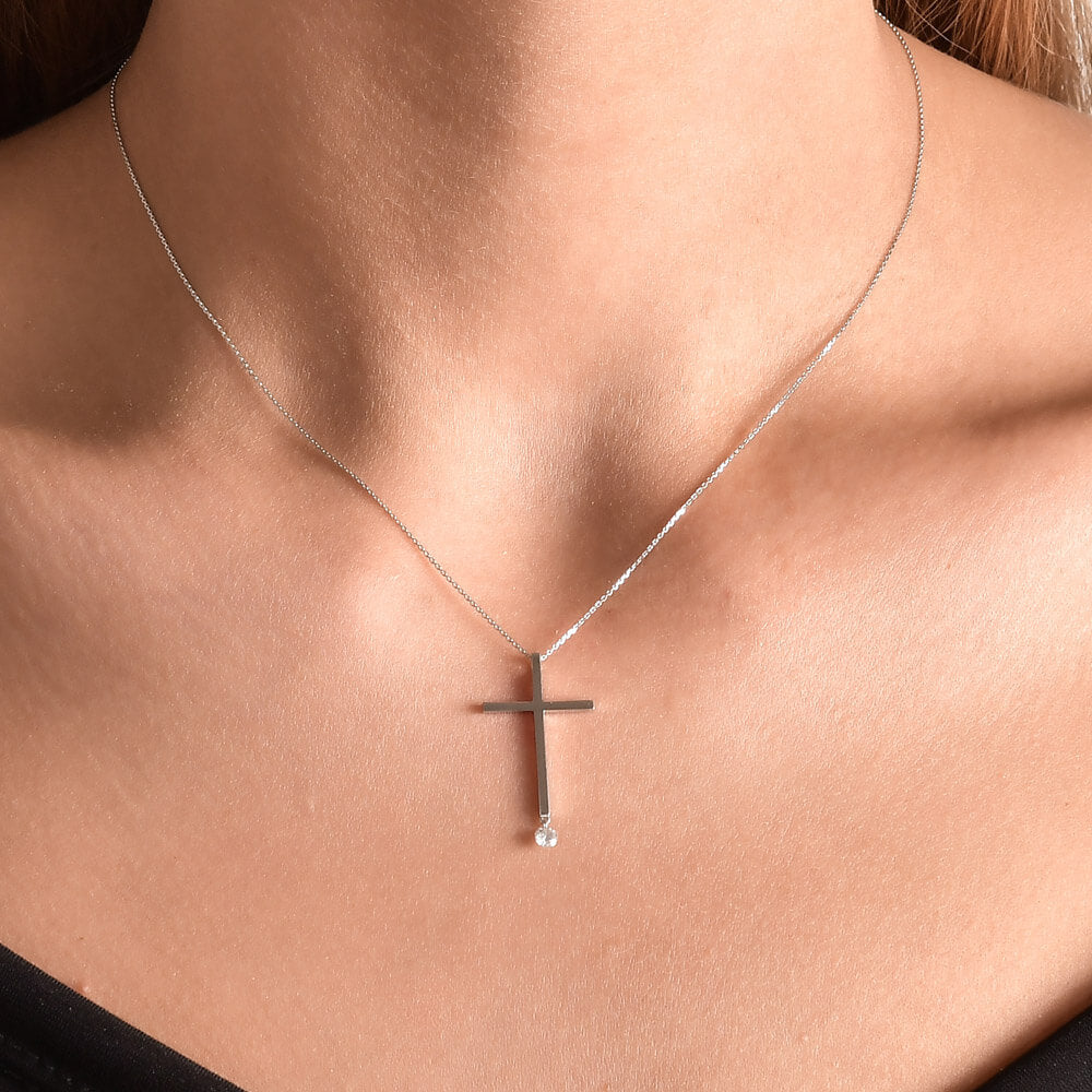 Cross Diamond Pendant
