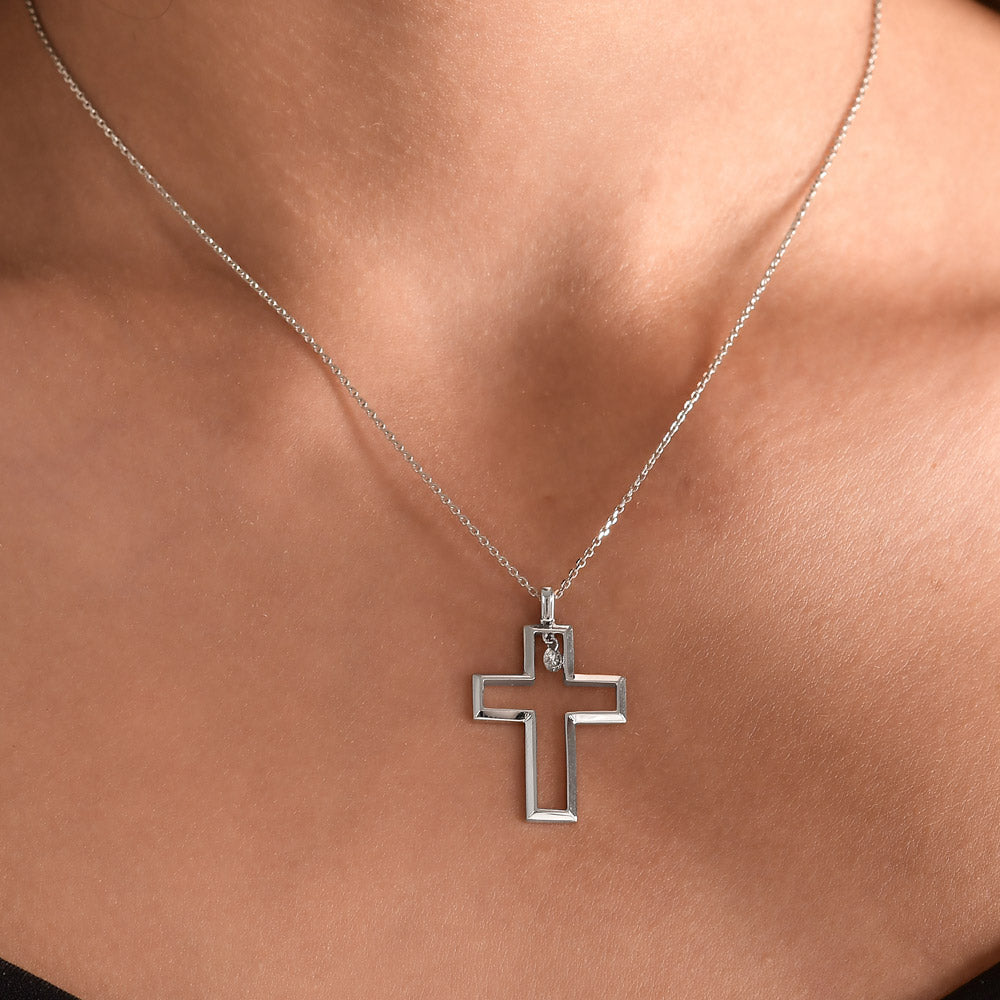 Cross Diamond Pendant