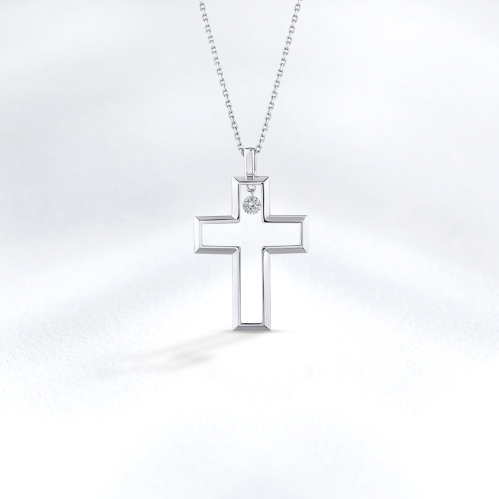 Cross Diamond Pendant