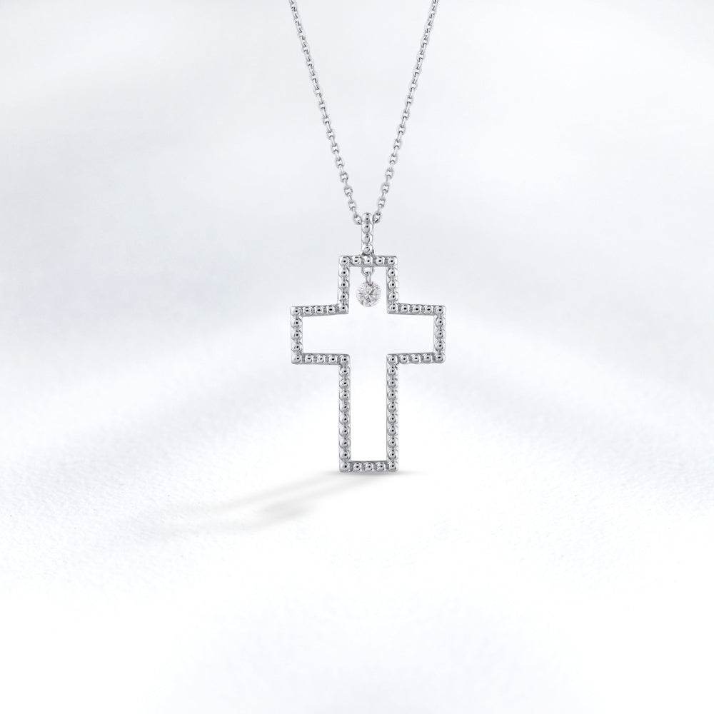 Cross Diamond Pendant