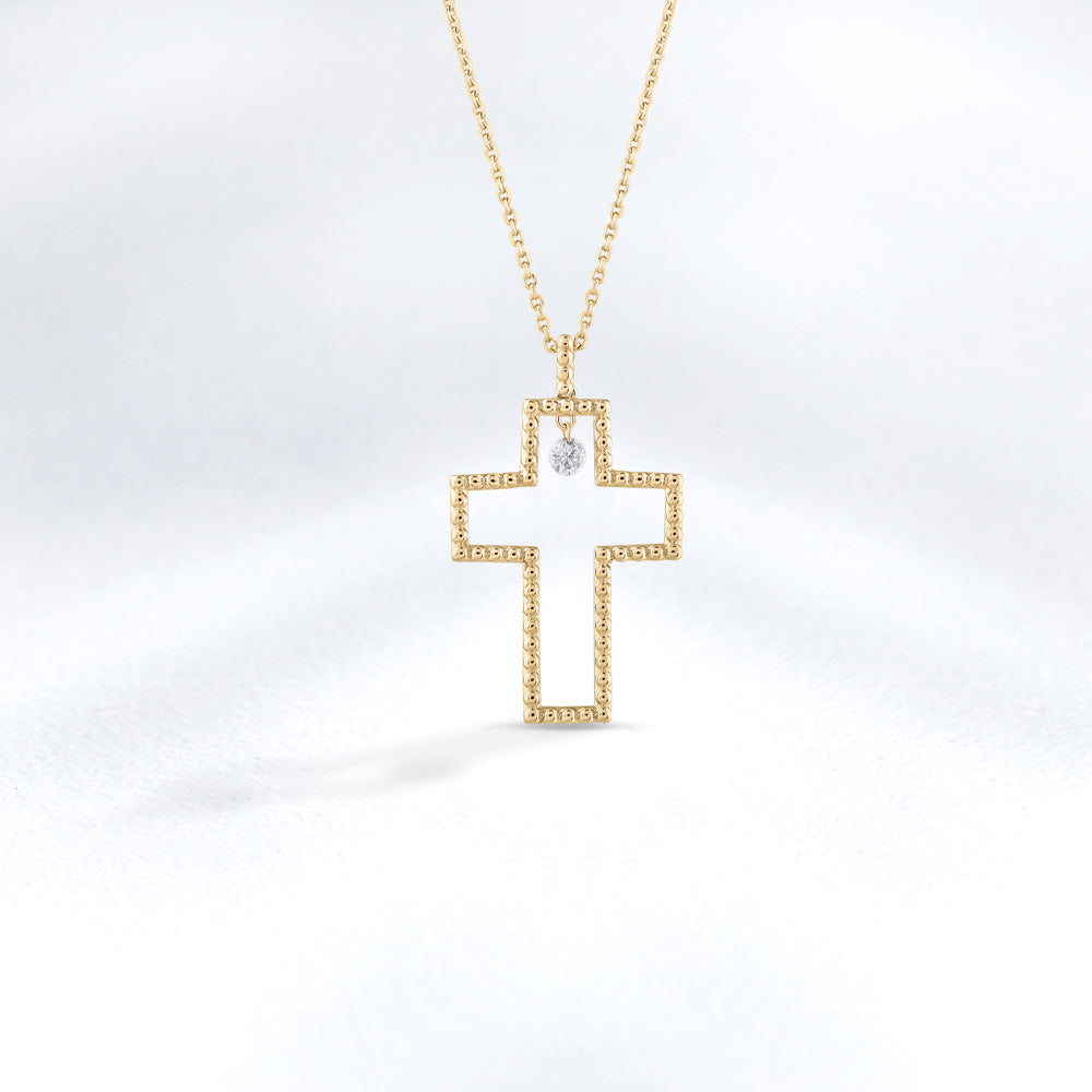 Cross Diamond Pendant