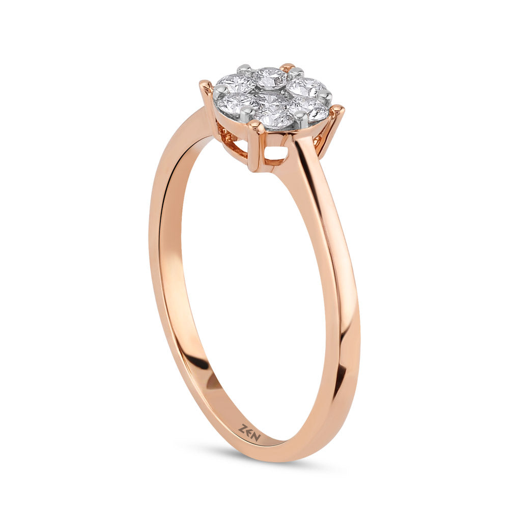 Halo Diamond Ring