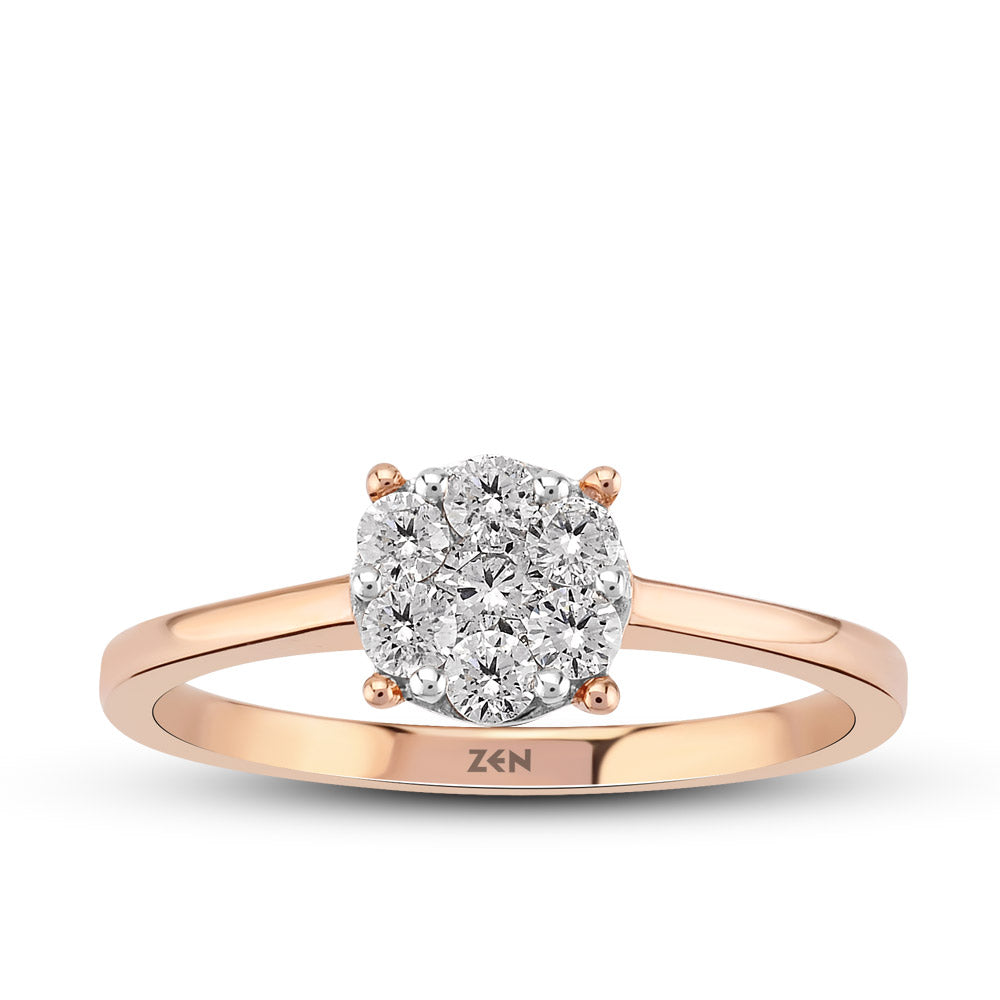 Halo Diamond Ring