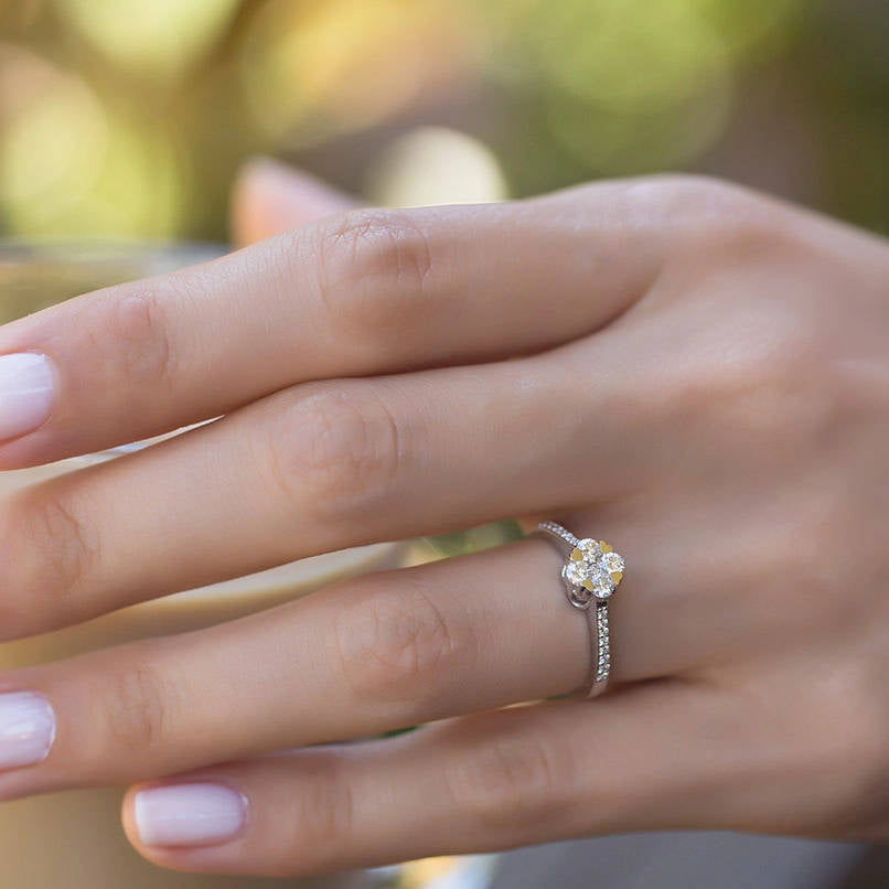 Halo Diamond Ring