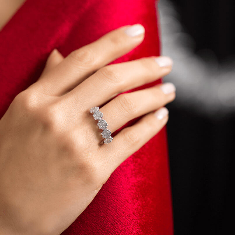 Halo Diamond Ring